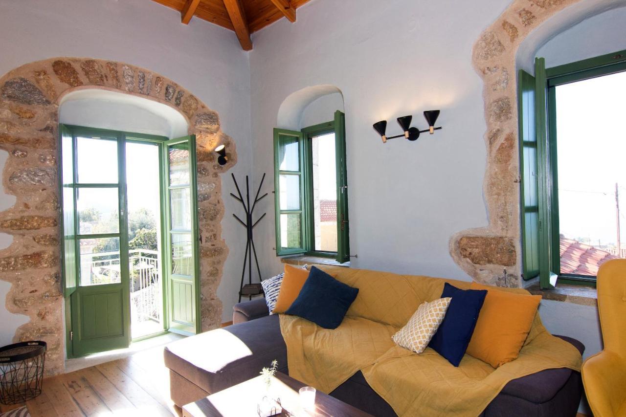 Stavroulas Stone House In Rigklia, Messinia Riglia Esterno foto